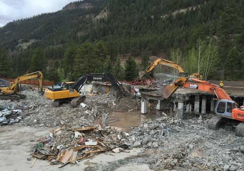 Iron Mountain Demolition Demo Colorado Springs Tammaron Lodge