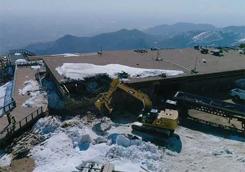 Iron Mountain Demolition Colorado Springs Pikes Peak Summit House