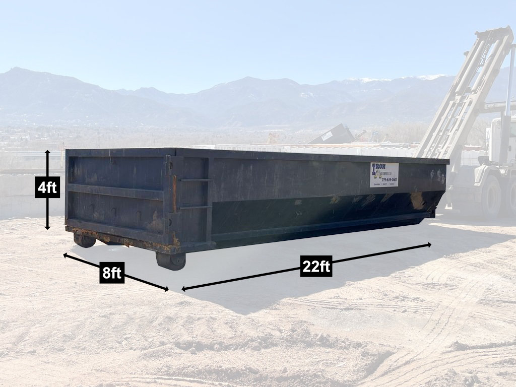 Iron Mountain Demolition Colorado Springs 20-Yard Dumpster Roll Off available