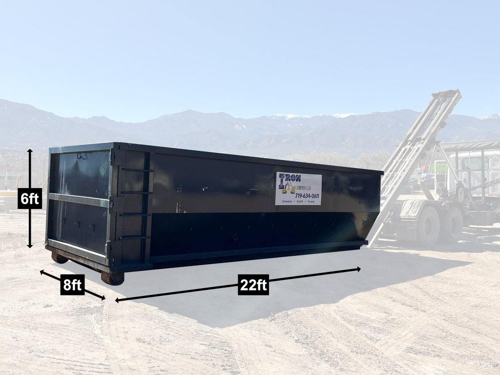 Iron Mountain Demolition Colorado Springs 30-Yard Dumpster Roll Off available