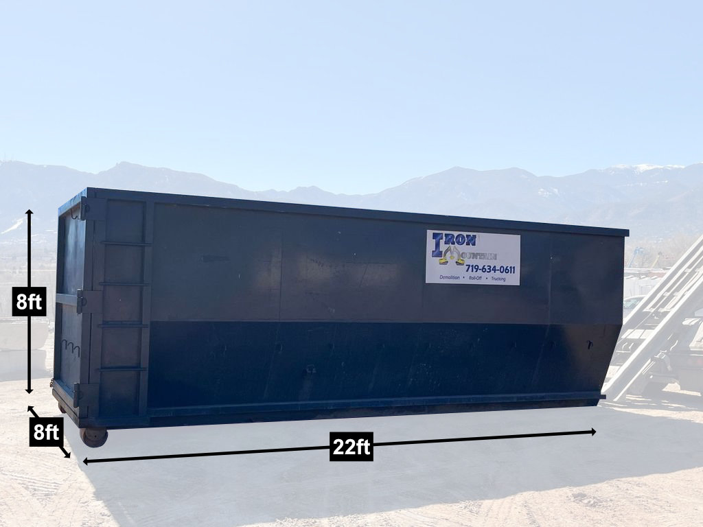 Iron Mountain Demolition Colorado Springs 40-Yard Dumpster Roll Off available